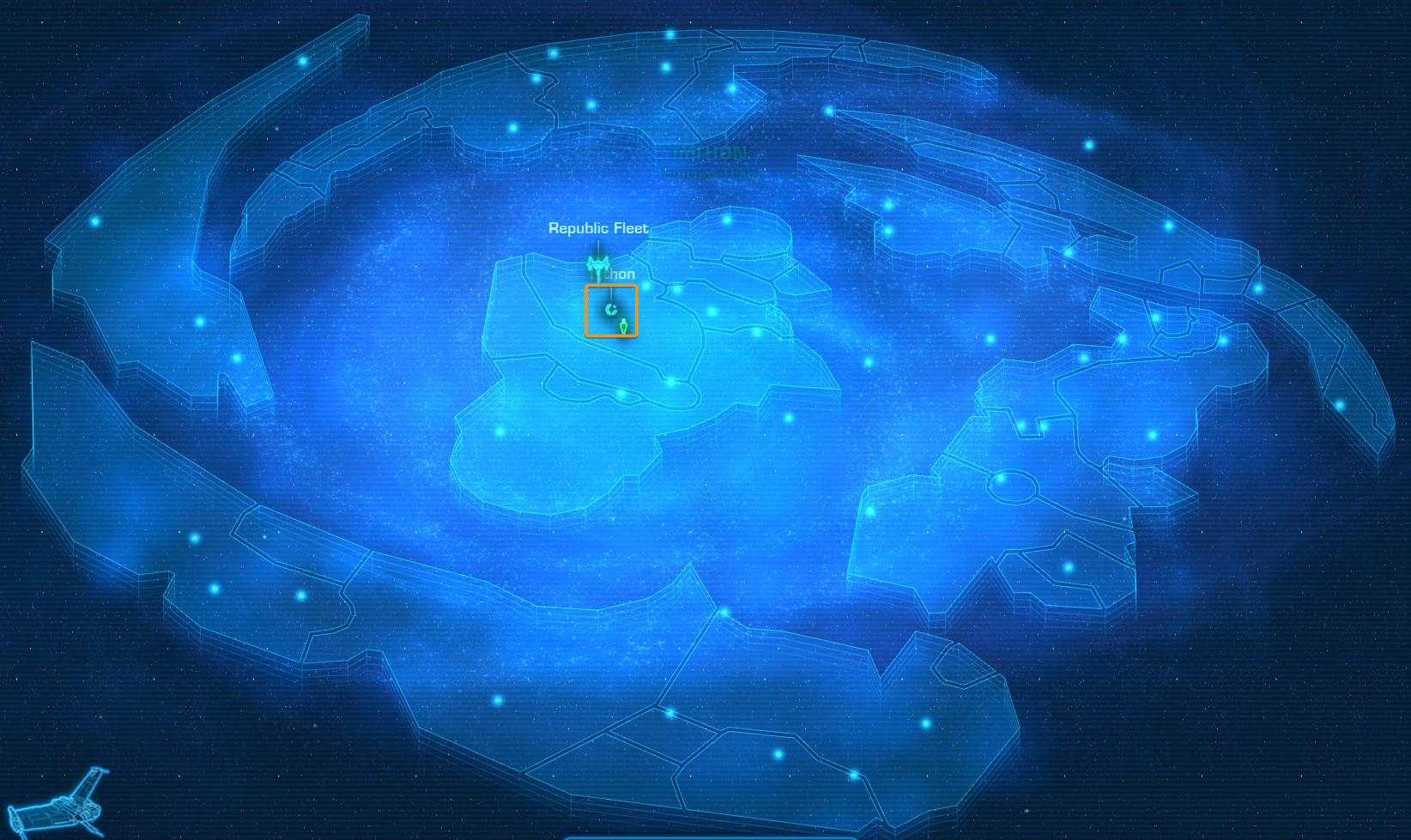 SWTOR Tython Planet Location on the Galaxy Map
