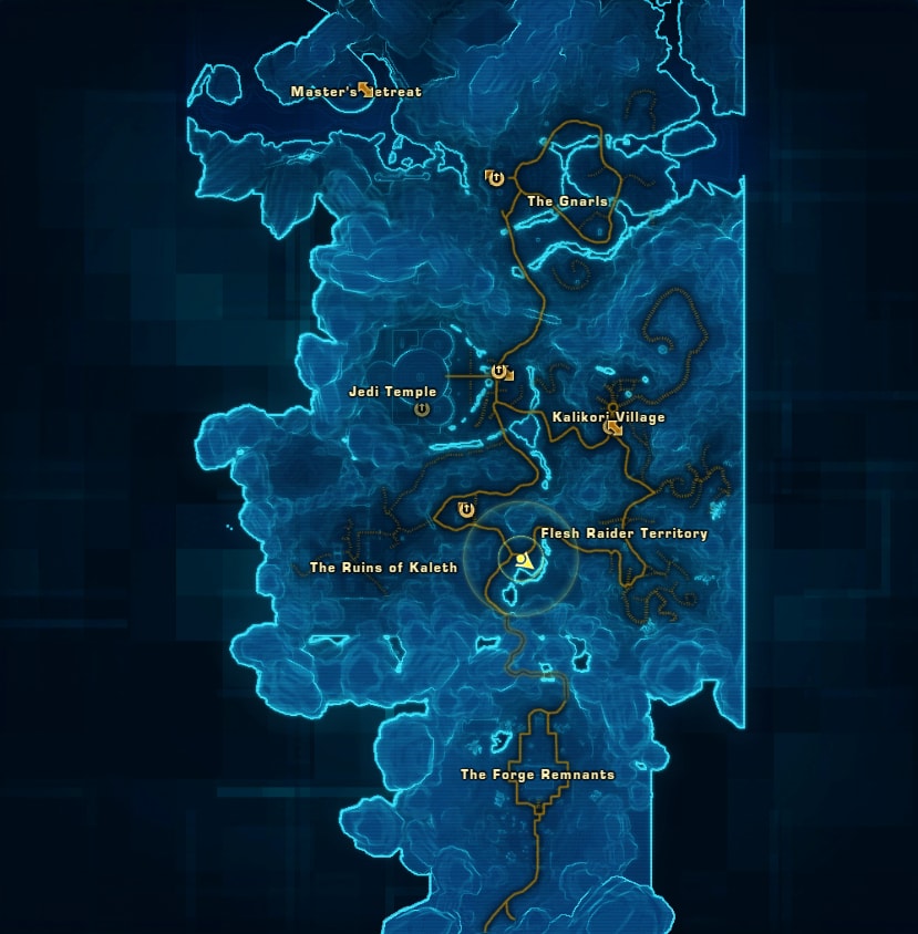 Tython Endurance Datacron Starting Location