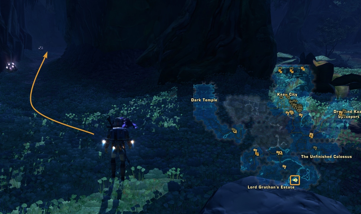 Dromund Kaas Yellow Matrix Shard Datacron Location visual