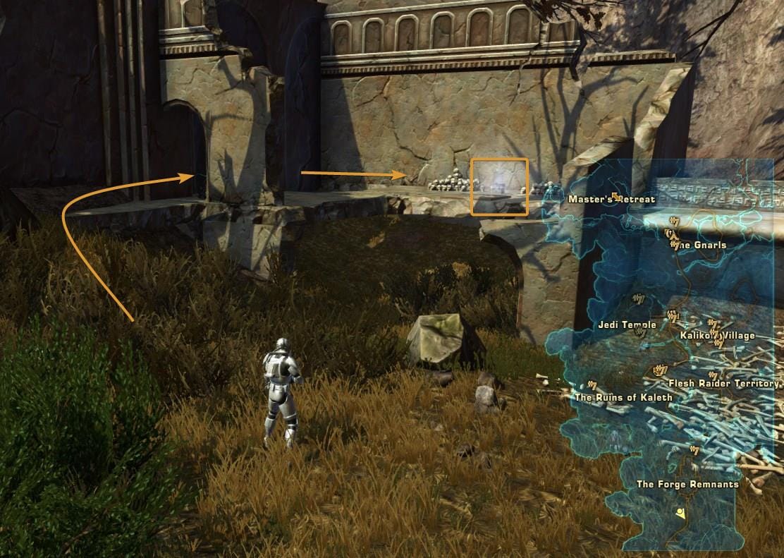 Tython Blue Matrix Shard Datacron Location