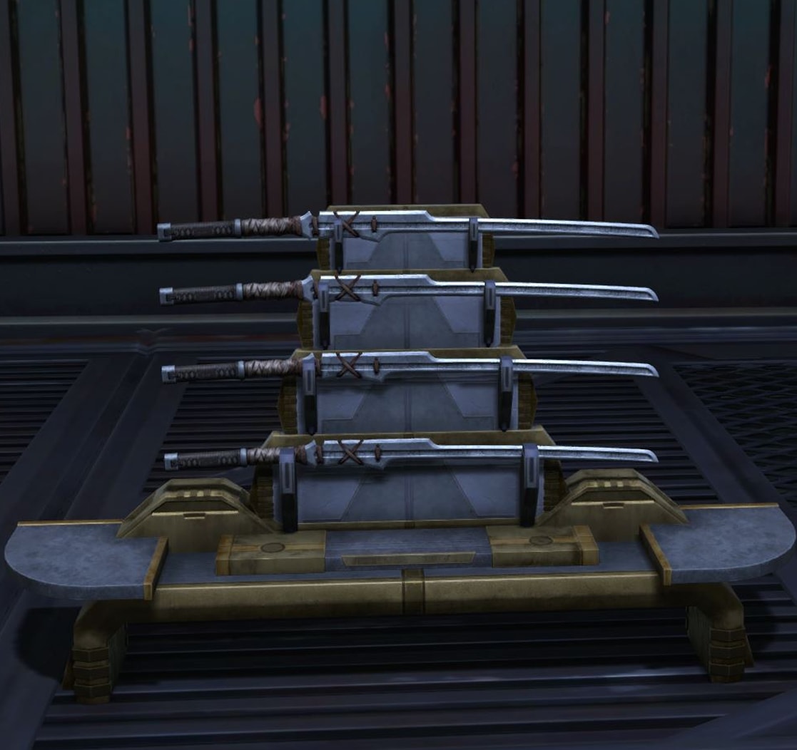 SWTOR PvP Season 2 Rewards - Ancient Blades Display Stand