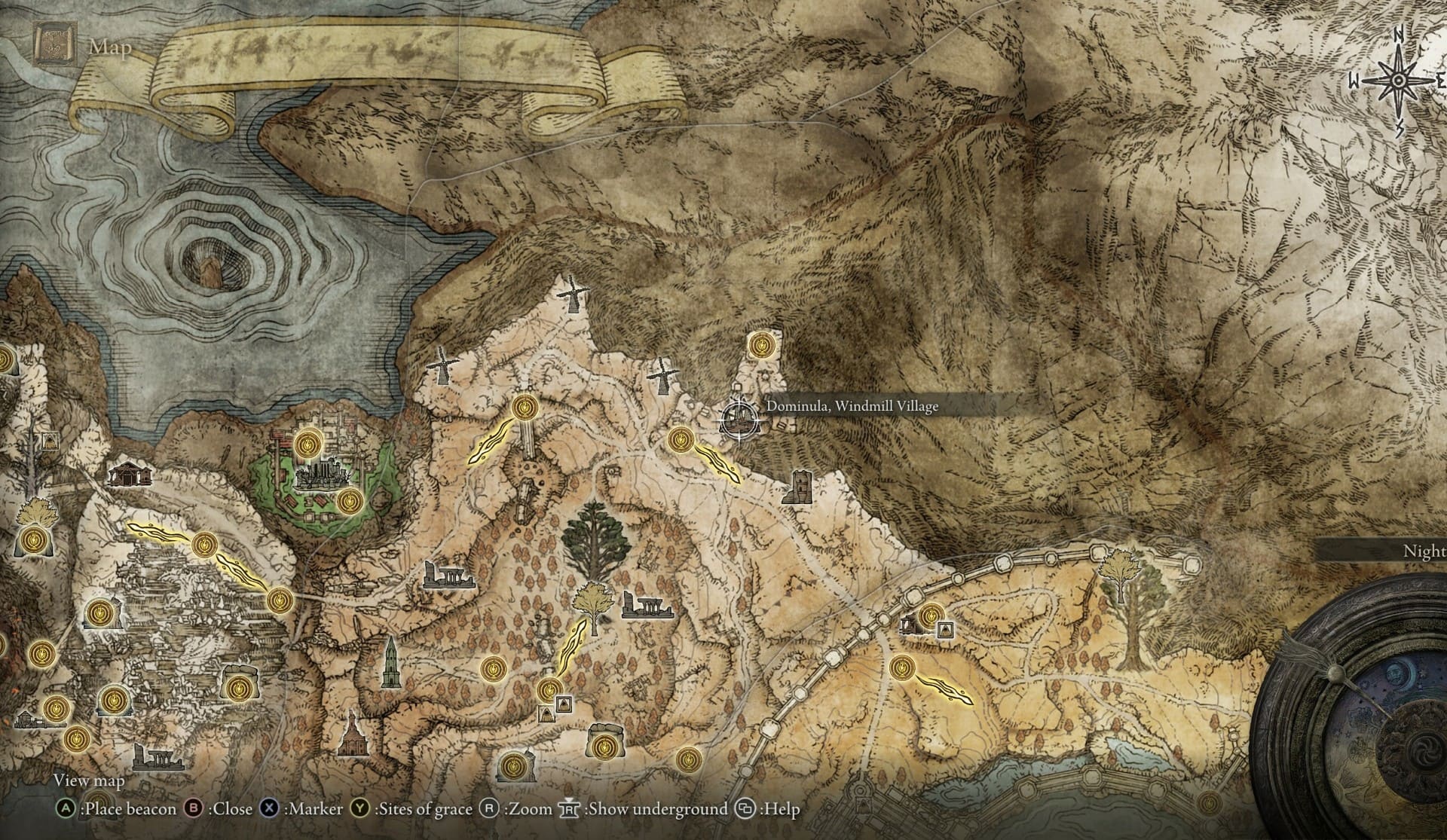 Celebrant's Sickle location