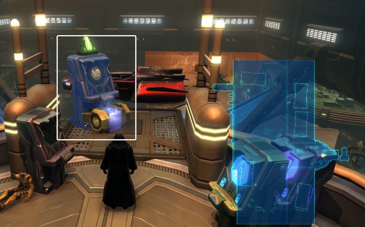 Nar Shaddaa Yellow Matrix Shard Datacron Location