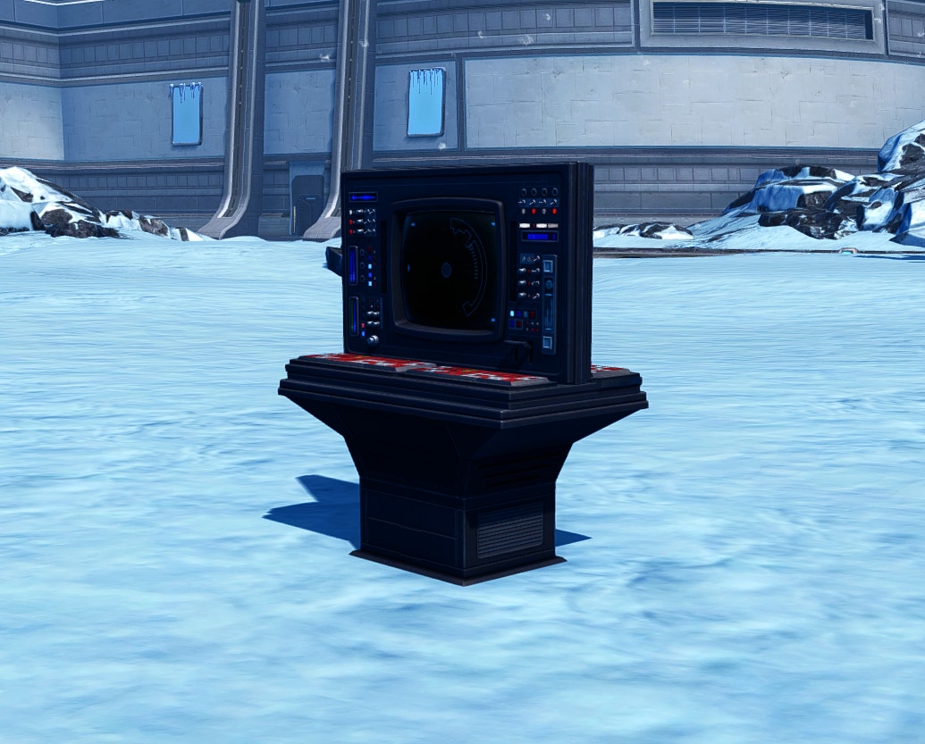 SWTOR Imperial Console Decoration Bundle - Dual Monitor Imperial Console (Small, Medium, Narrow)