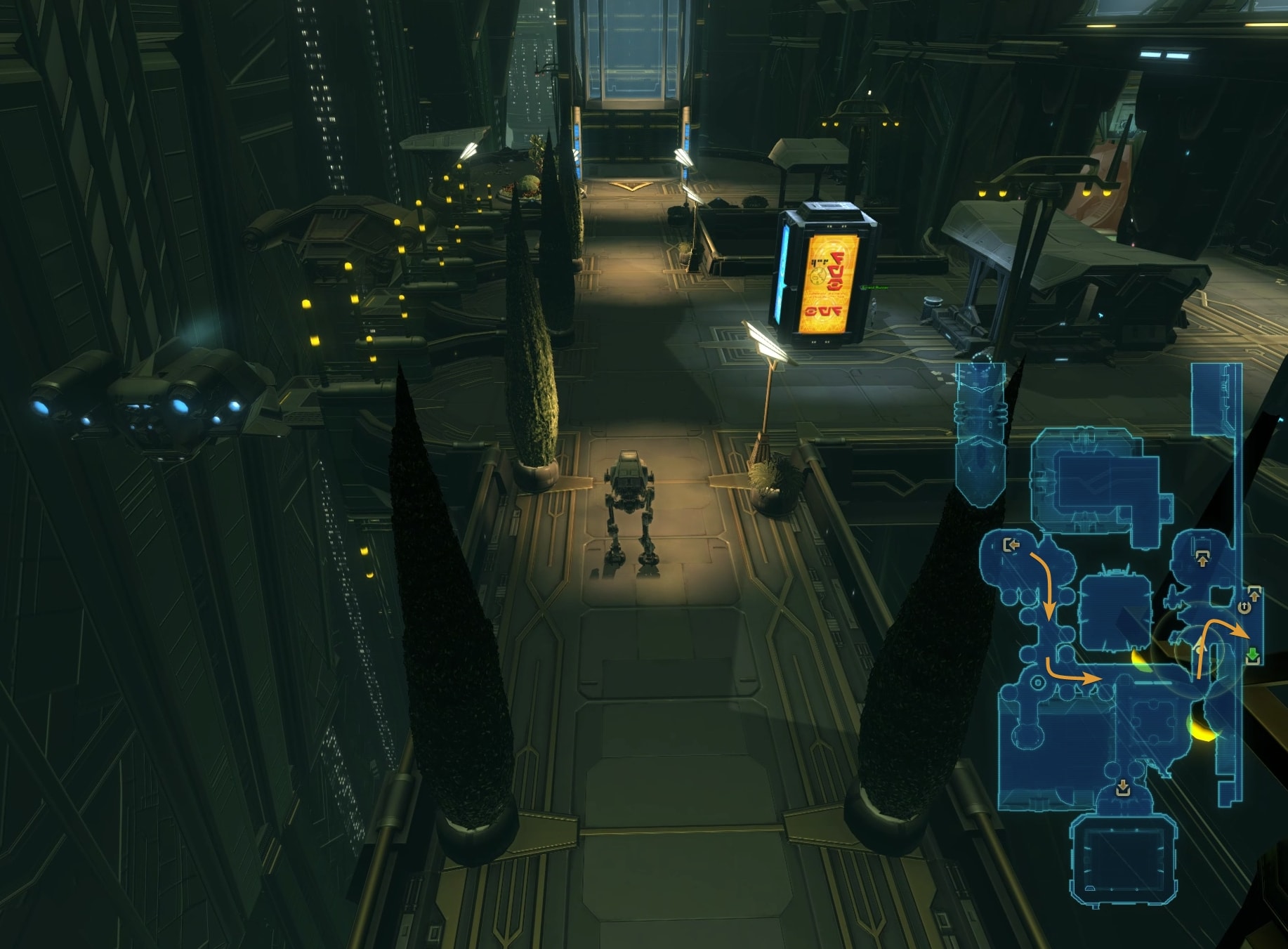 Head East and go to the Undercity Rail Station