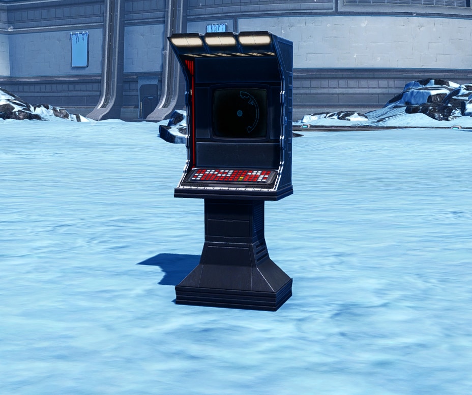SWTOR Imperial Console Decoration Bundle - Imperial Computer Cabinet (Small, Medium, Narrow)