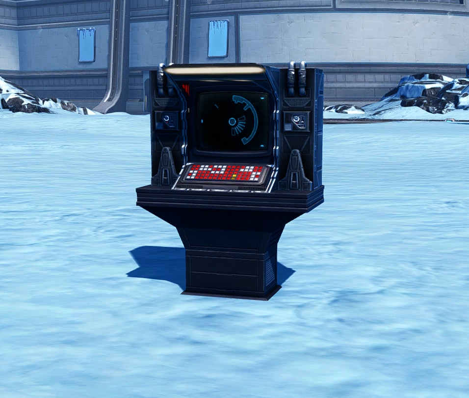 SWTOR Imperial Console Decoration Bundle - Imperial Console Workstation (Small, Medium, Narrow)