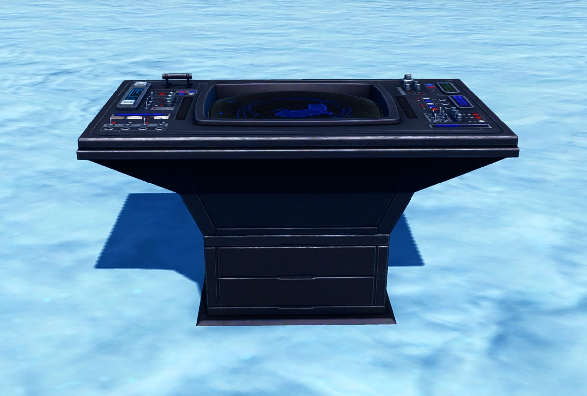 SWTOR Imperial Console Decoration Bundle - Imperial Tabletop Console (Small, Medium, Narrow)