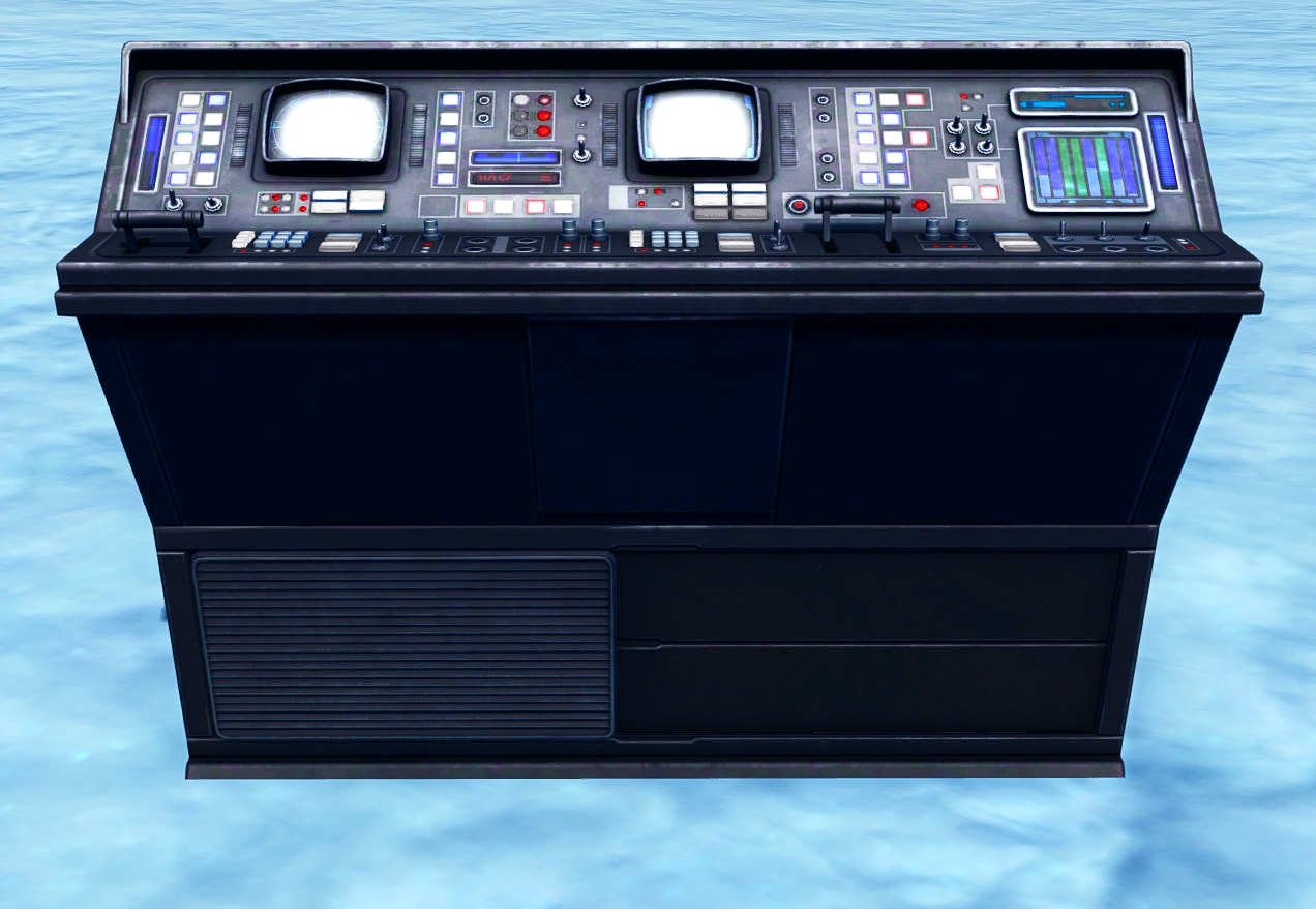 SWTOR Imperial Console Decoration Bundle - Large Imperial Workstation (Small, Medium, Narrow)