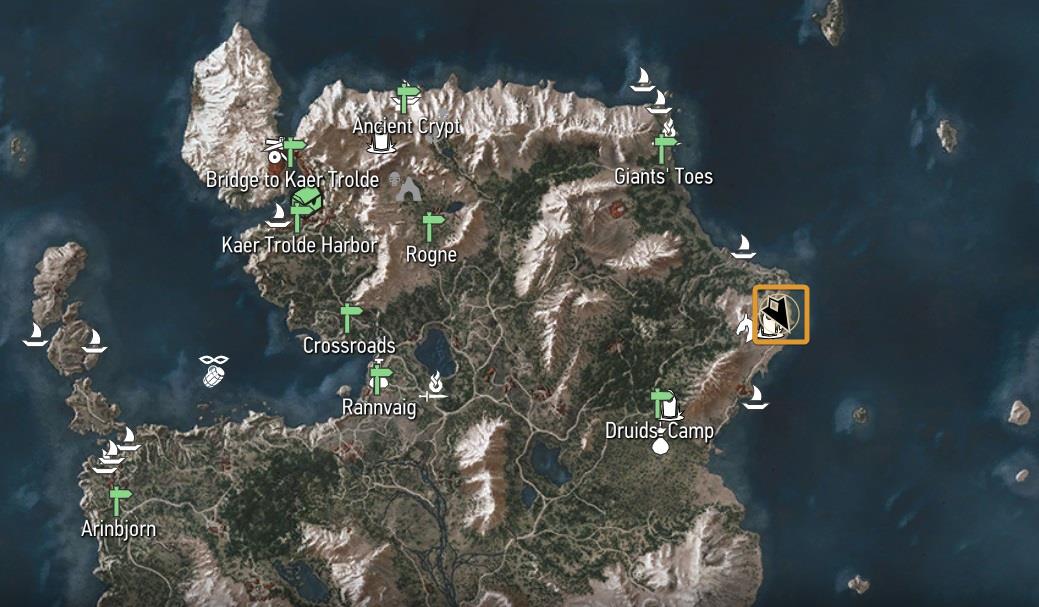 Mastercrafted Griffin Armor, Gauntlets, Trousers, and Boots diagrams map location