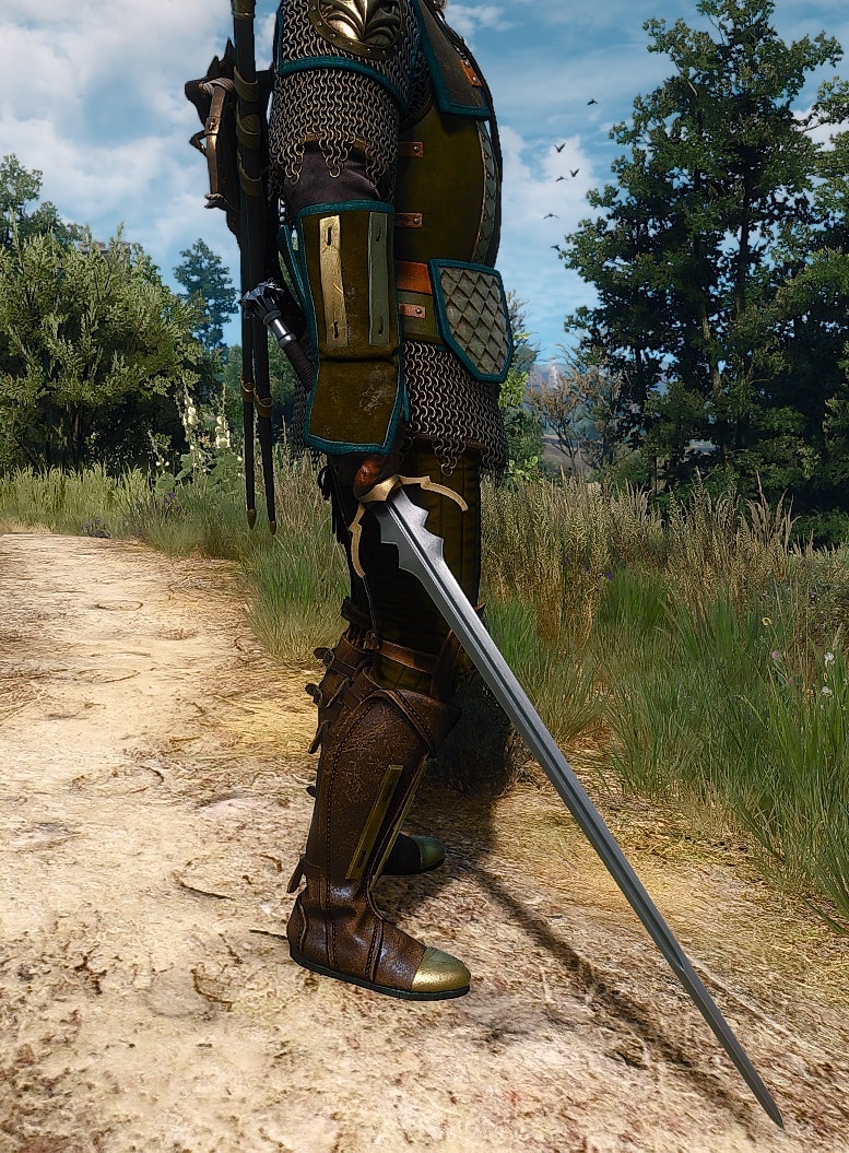 Witcher Mastercrafted Griffin Gear Set Visual Overview - Silver Sword