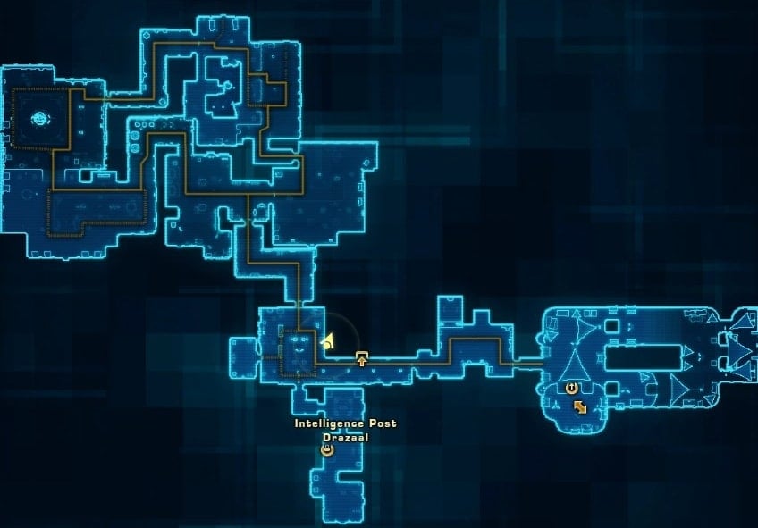 Nar Shaddaa Presence Datacron Location (Empire) Map