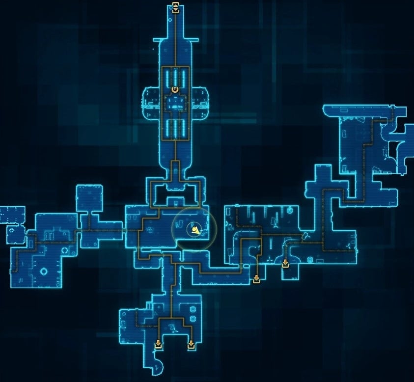 Nar Shaddaa Yellow Matrix Shard Datacron Starting Location