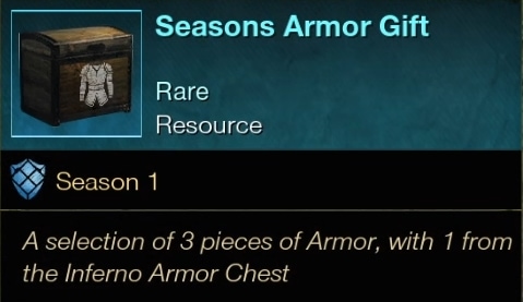 New World Season 1 - Seasons Armor Gift