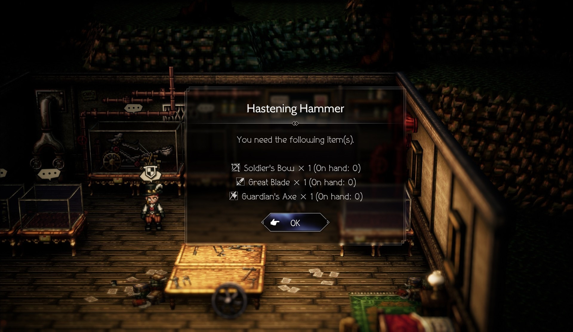 How to unlock Hastening Hammer Skill for Inventor in Octopath Traveler 2
