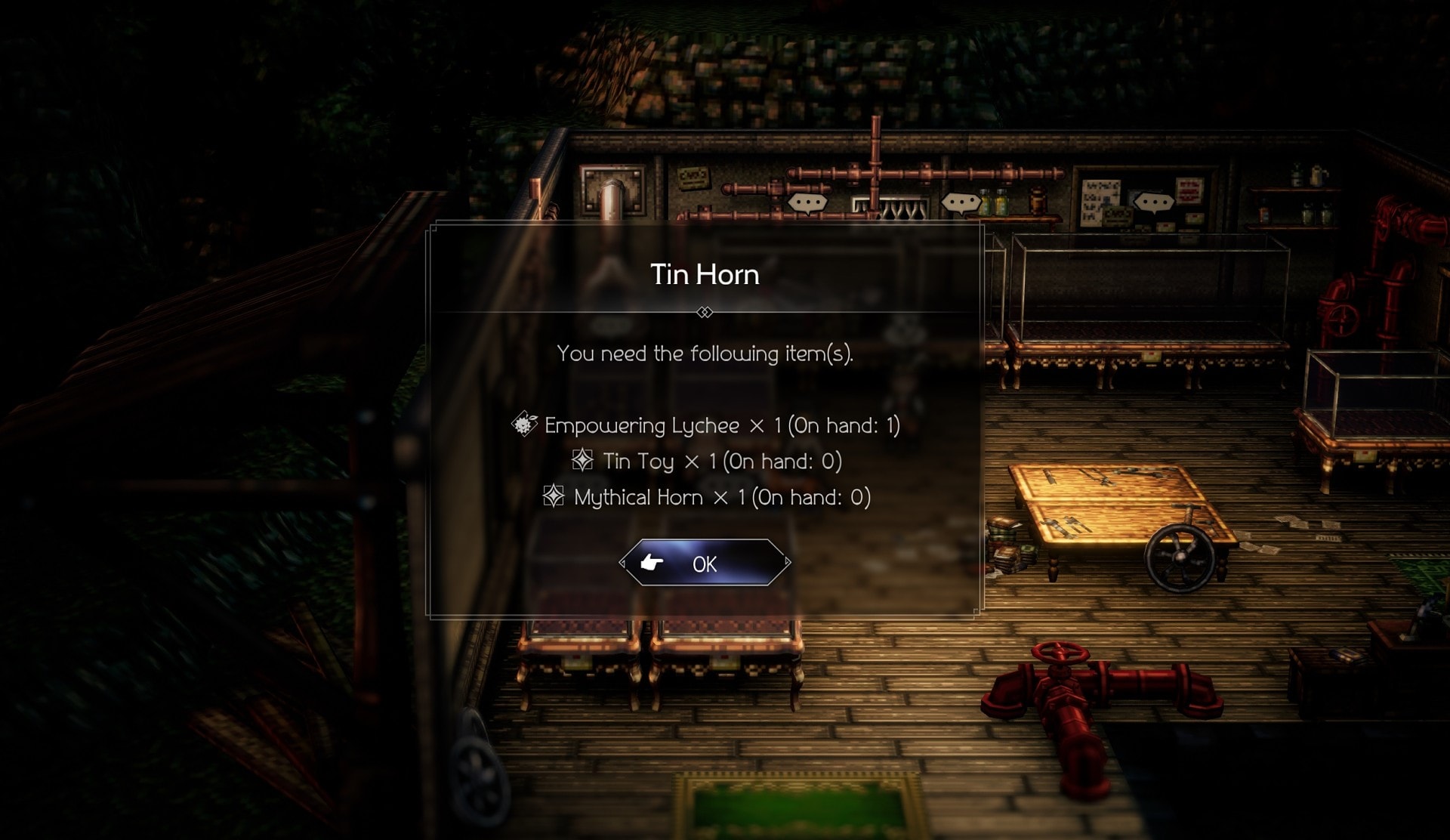 How to unlock Tin Horn Skill for Inventor in Octopath Traveler 2