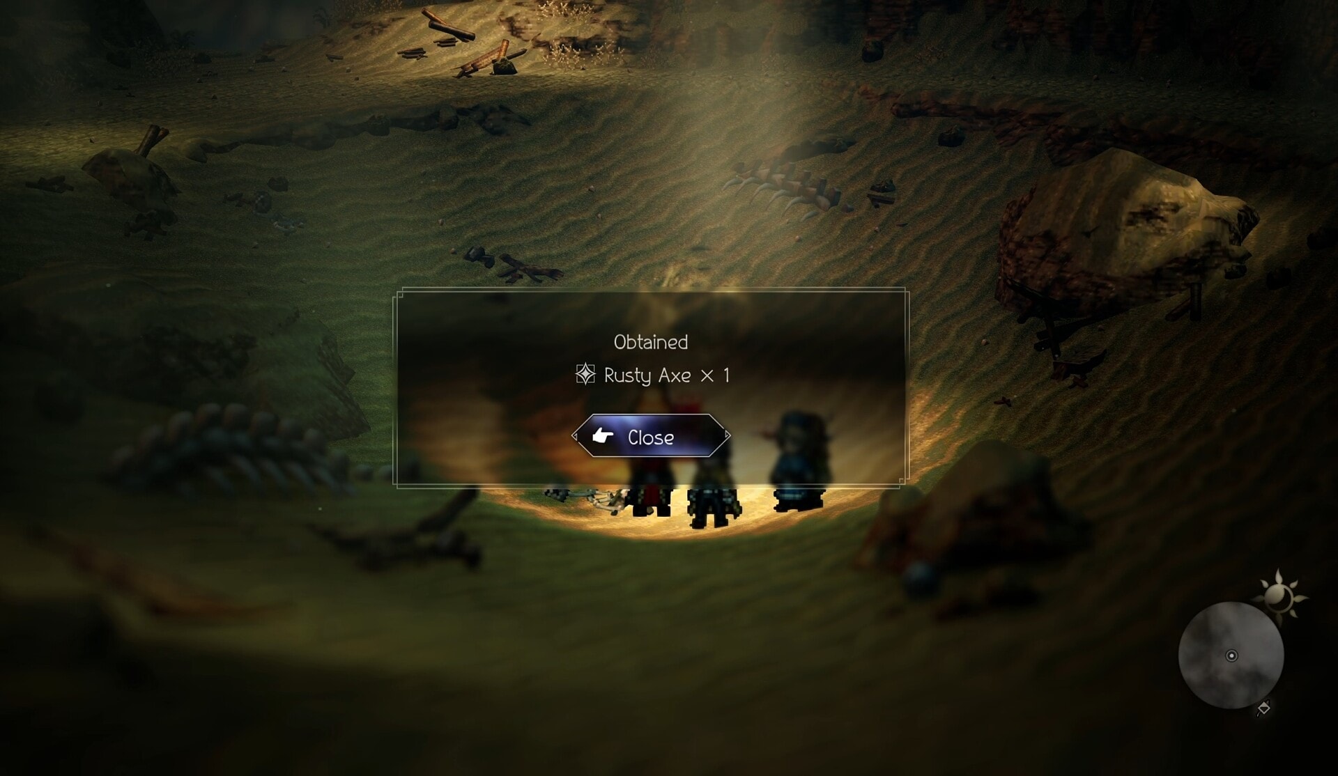 Where to find the Rusty Axe