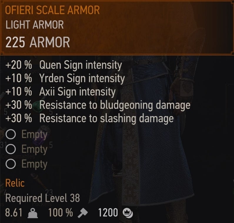 Armor Stats