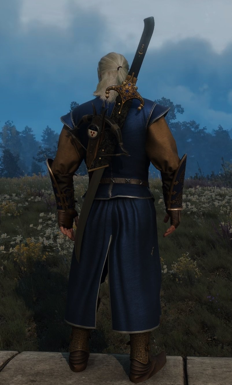 Ofieri armor set visual overview - back
