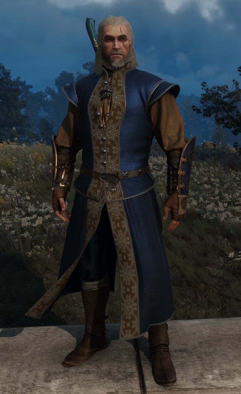 Ofieri armor set visual overview - front
