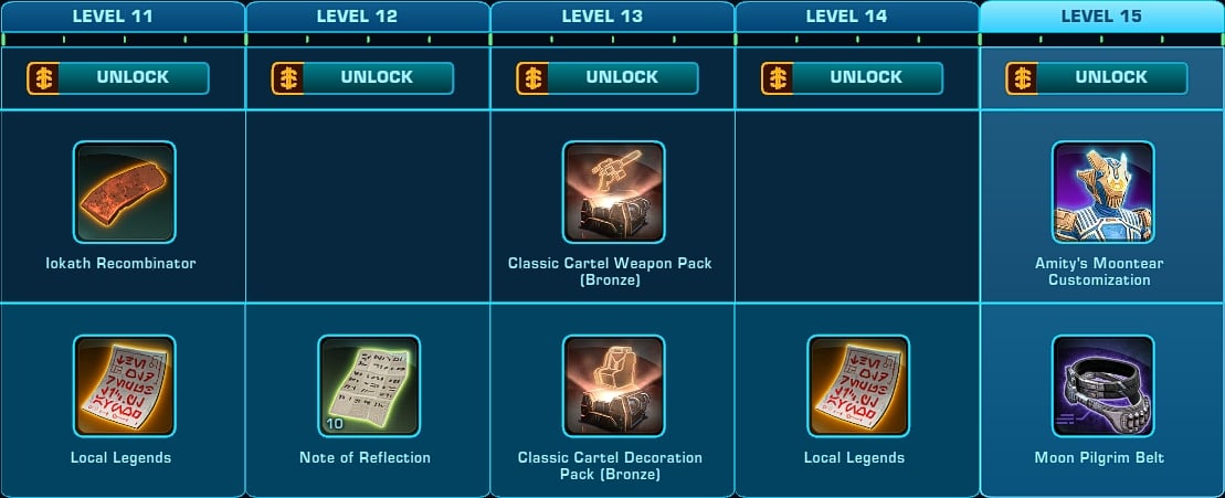 SWTOR Galactic Season 4 - Levels 11-15