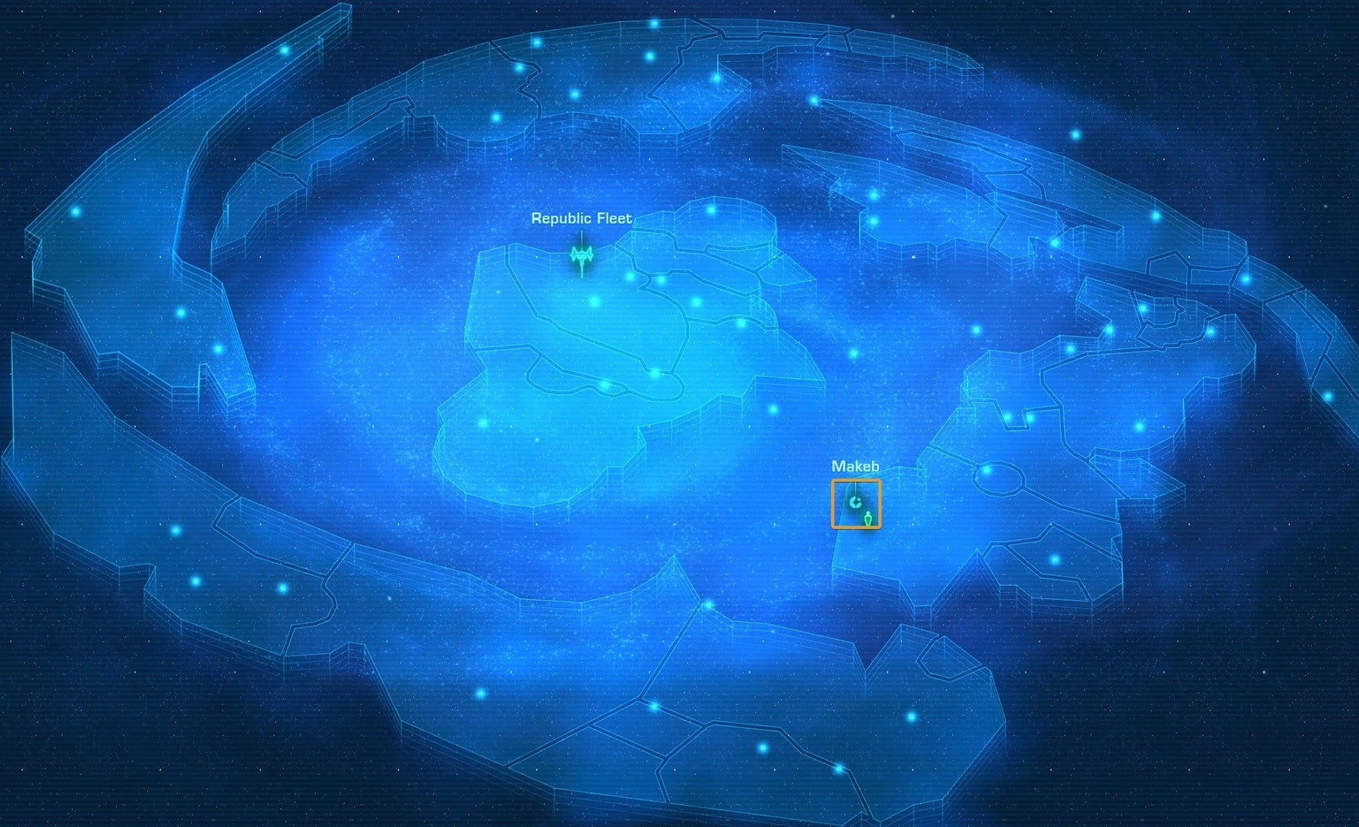 SWTOR Makeb Planet Location on the Galaxy Map