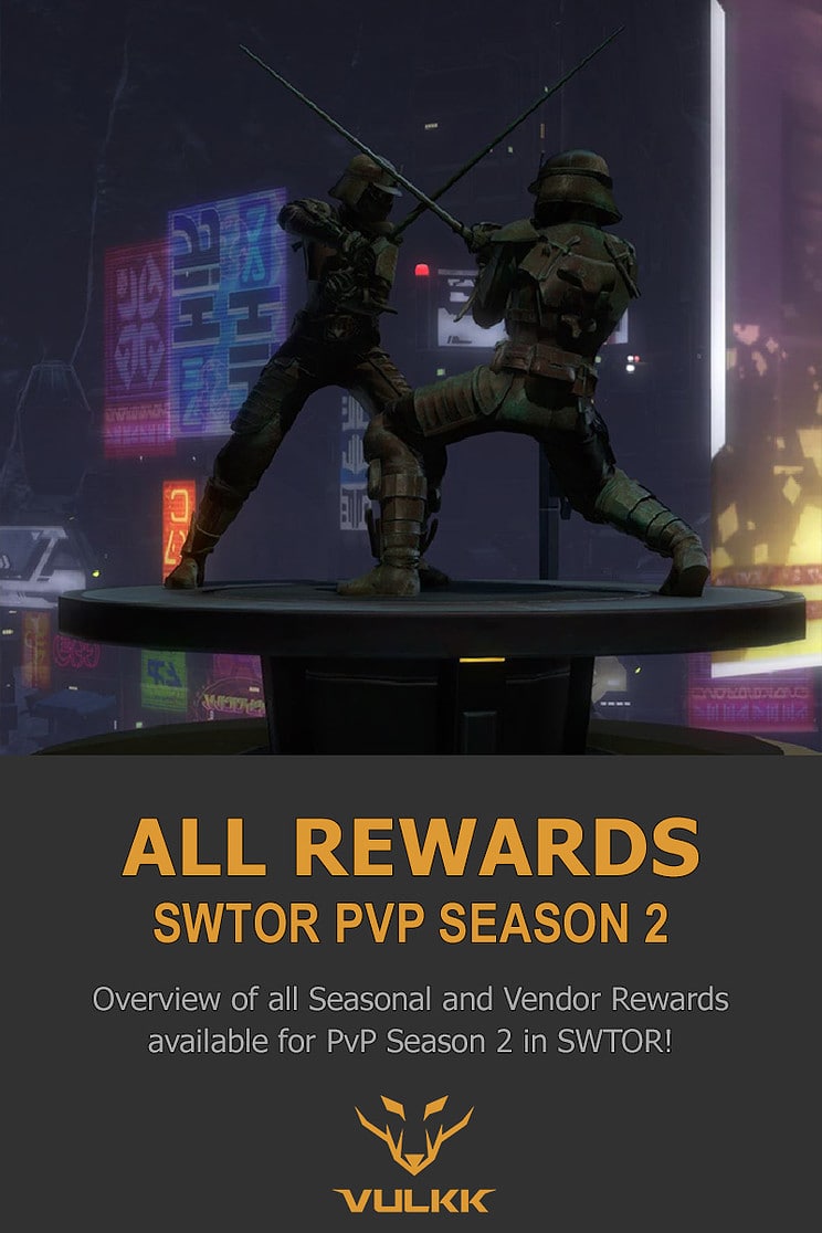 SWTOR PvP Season 2 Rewards List and Overview Pin