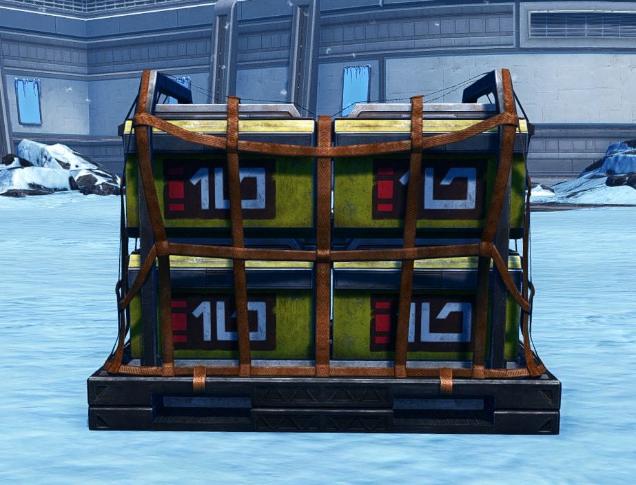 Secured Cargo Pallet (Medium, Large)