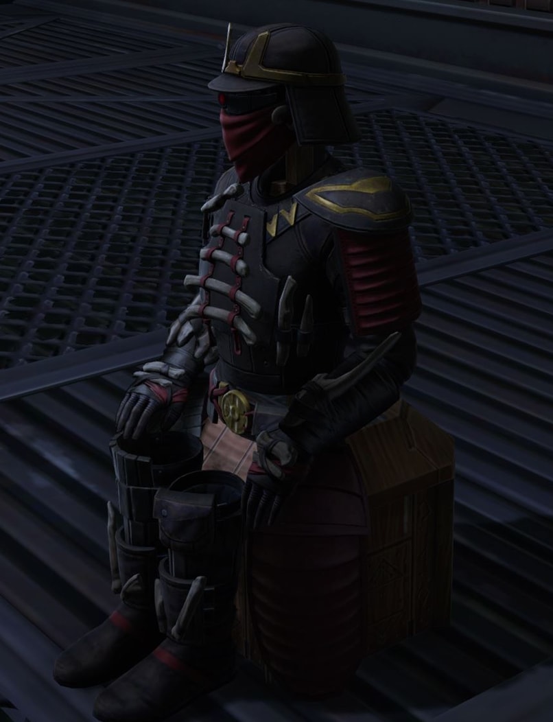 SWTOR PvP Season 2 Rewards - Shadowhand Armor Display decoration