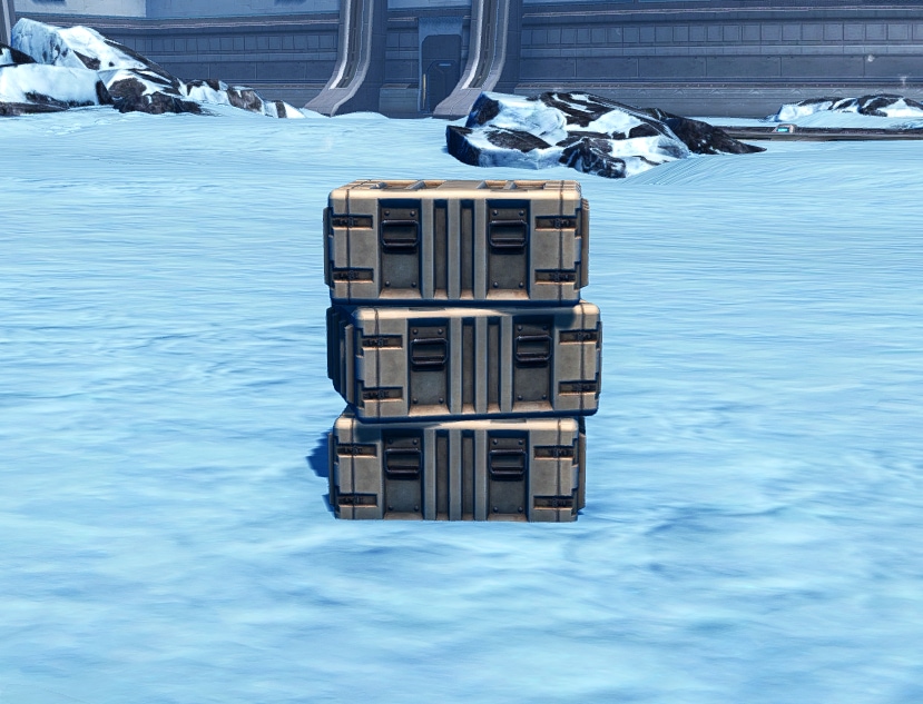 SWTOR Stacked Security Office Crates (Small, Medium, Narrow)
