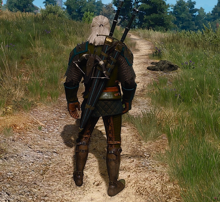 Witcher 3 Superior Griffin set visual overview - back