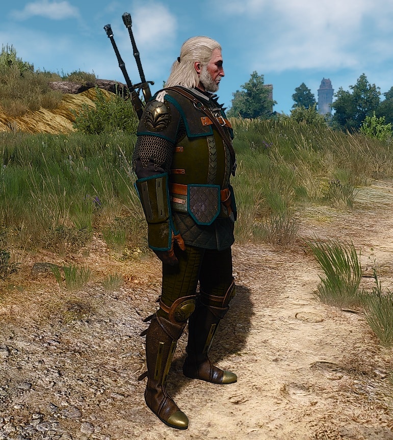 Witcher 3 Superior Griffin set visual overview - right