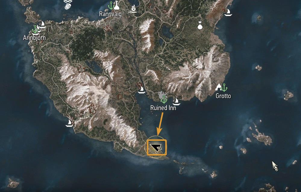 Superior Griffin Silver Sword diagram location map