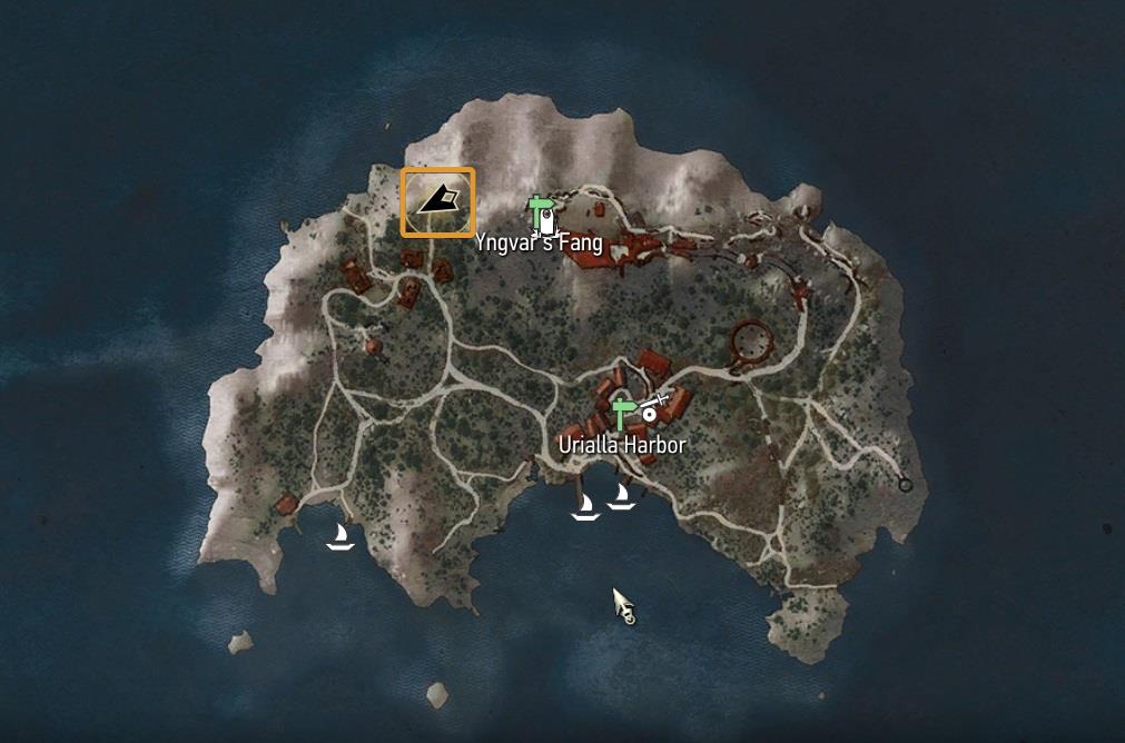 Superior Griffin Steel Sword diagram starter location map