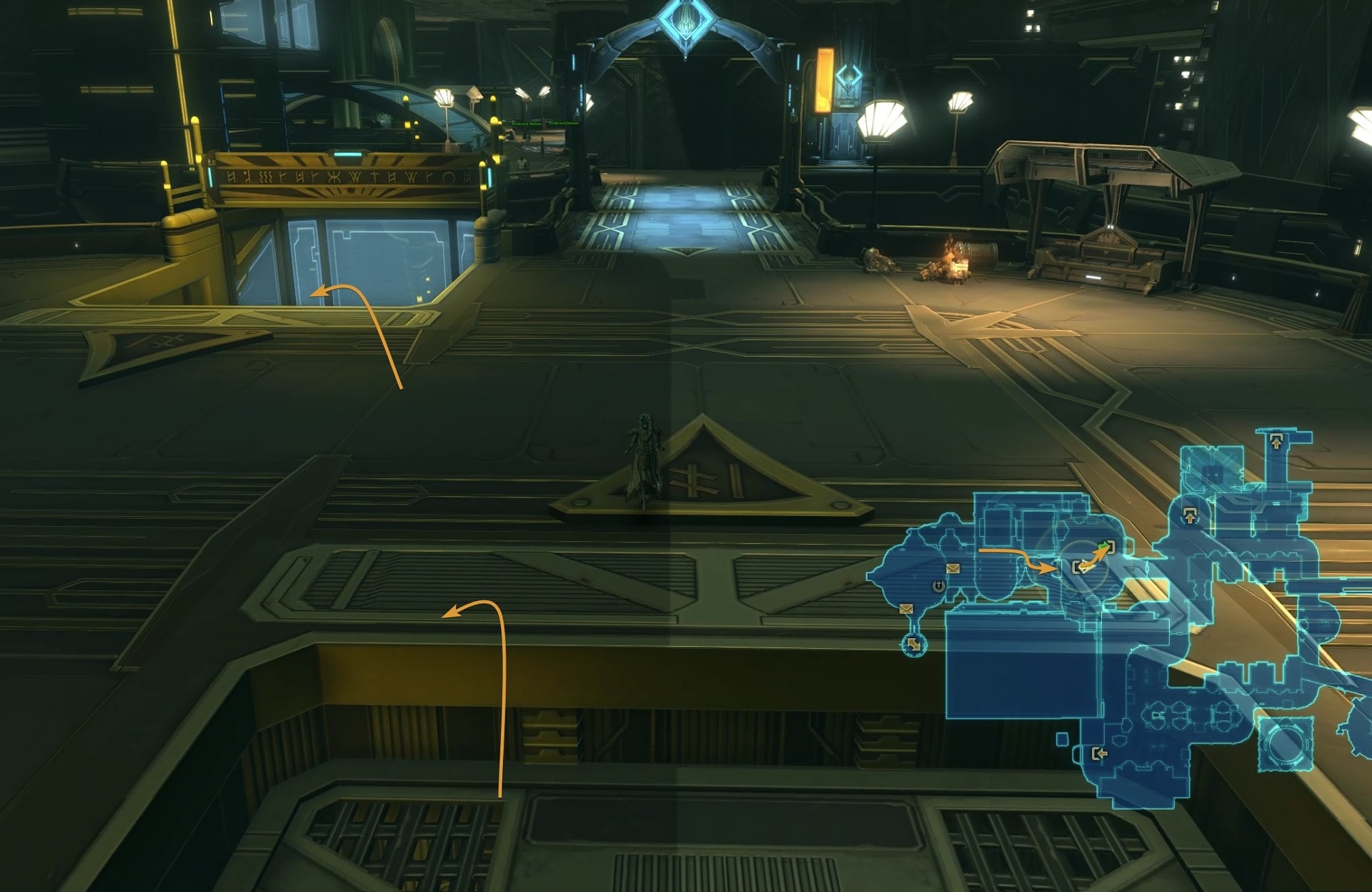 SWTOR To Find A Findsman Alliance Alert Guide - Zakuul Undercity Central - Central Catwalks