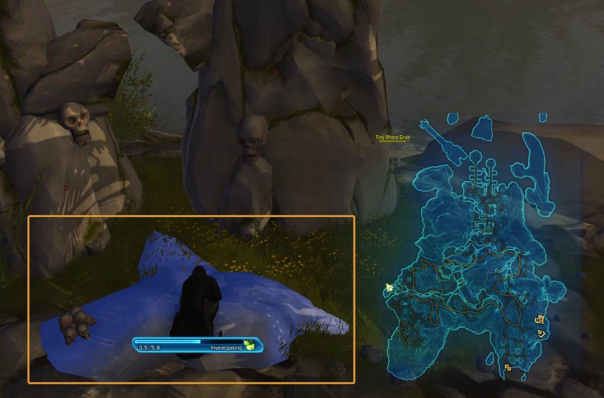 SWTOR Rishi Datacrons Guide - where to find the Unique Rock