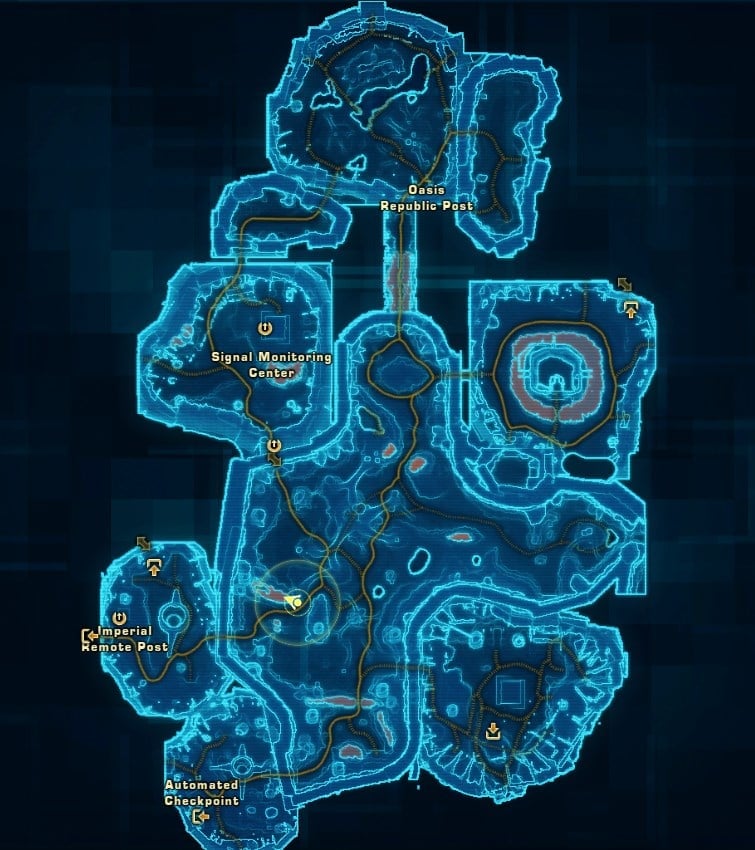 Belsavis Blue Mastery Datacron Starter Location