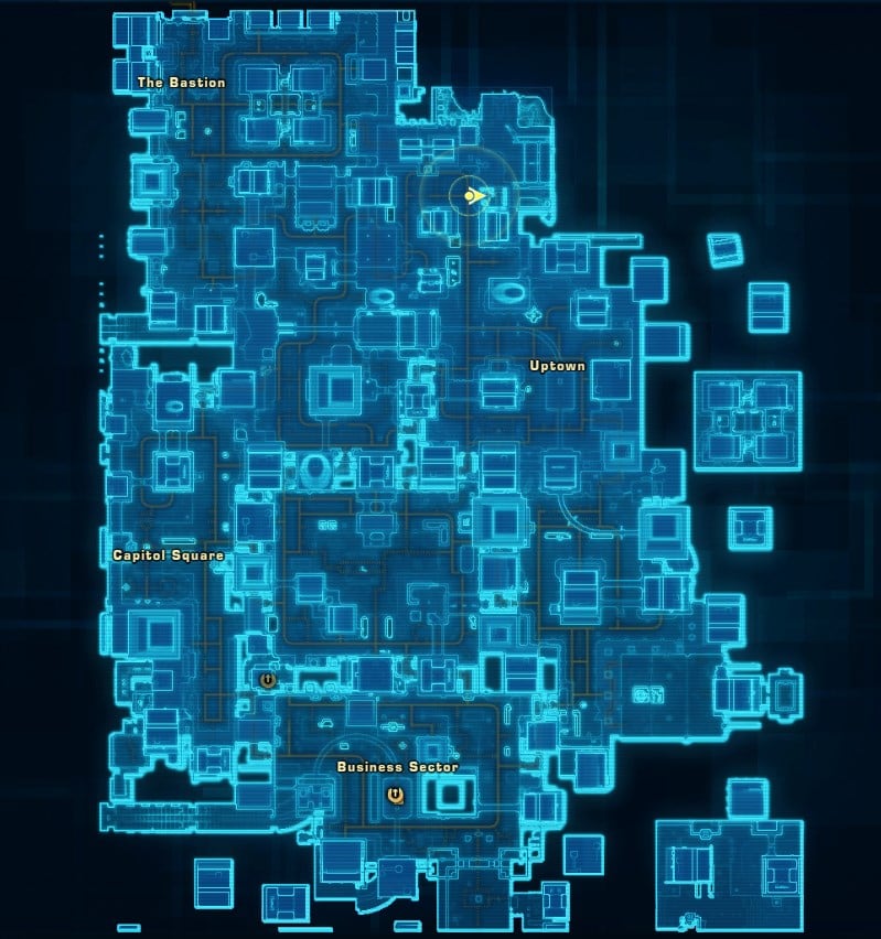 Corellia Presence Datacron Starting Location