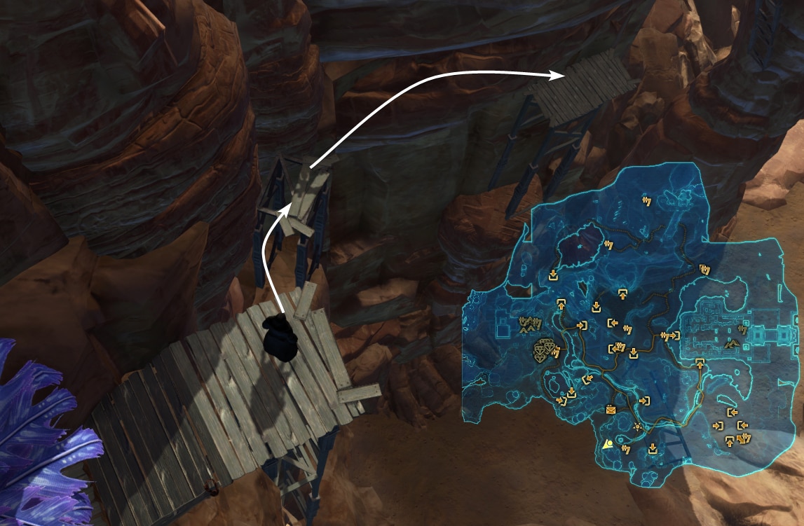 Onderon Yellow Presence Datacron Starting Location Visual
