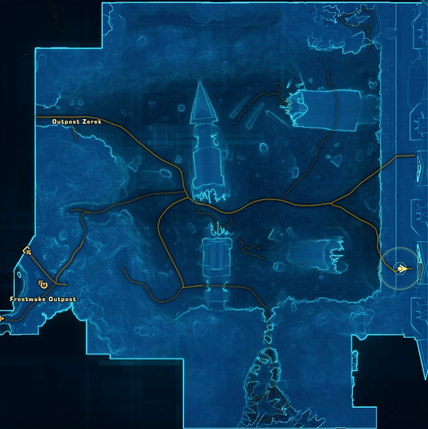 Hoth Orange Mastery Datacron Starting Location