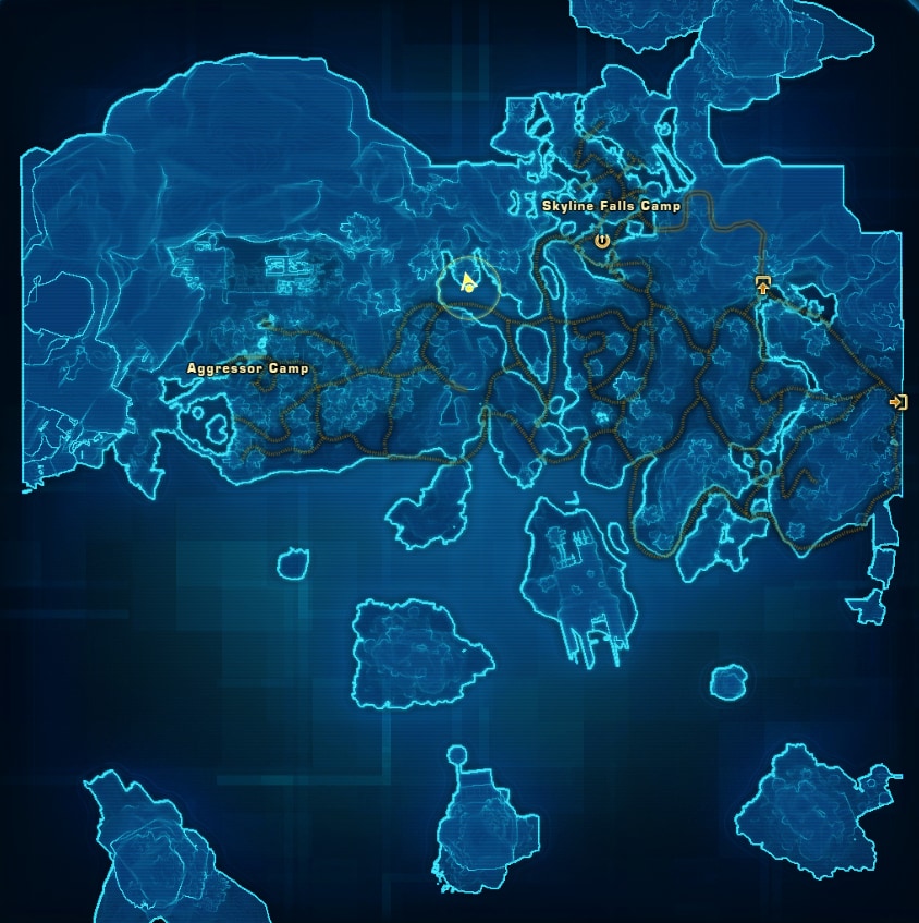 SWTOR Rishi Datacrons Guide - Straught location