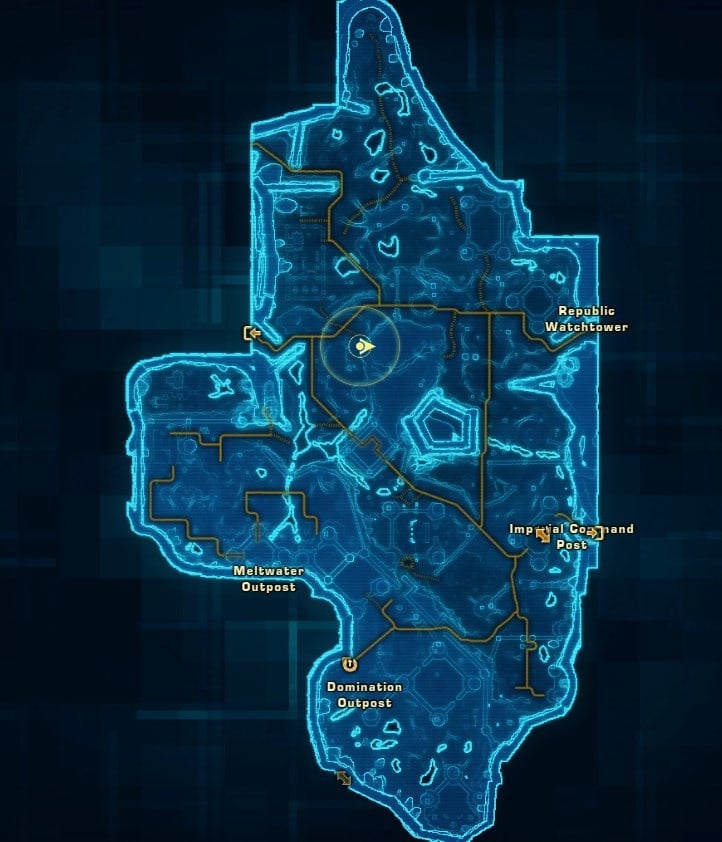 Belsavis Purple Mastery Datacron Starting Location