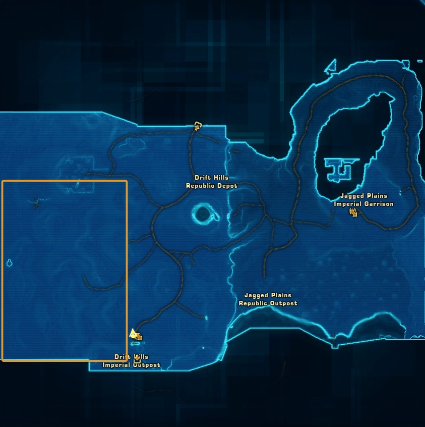 Hoth Red Mastery Datacron Location on the Map