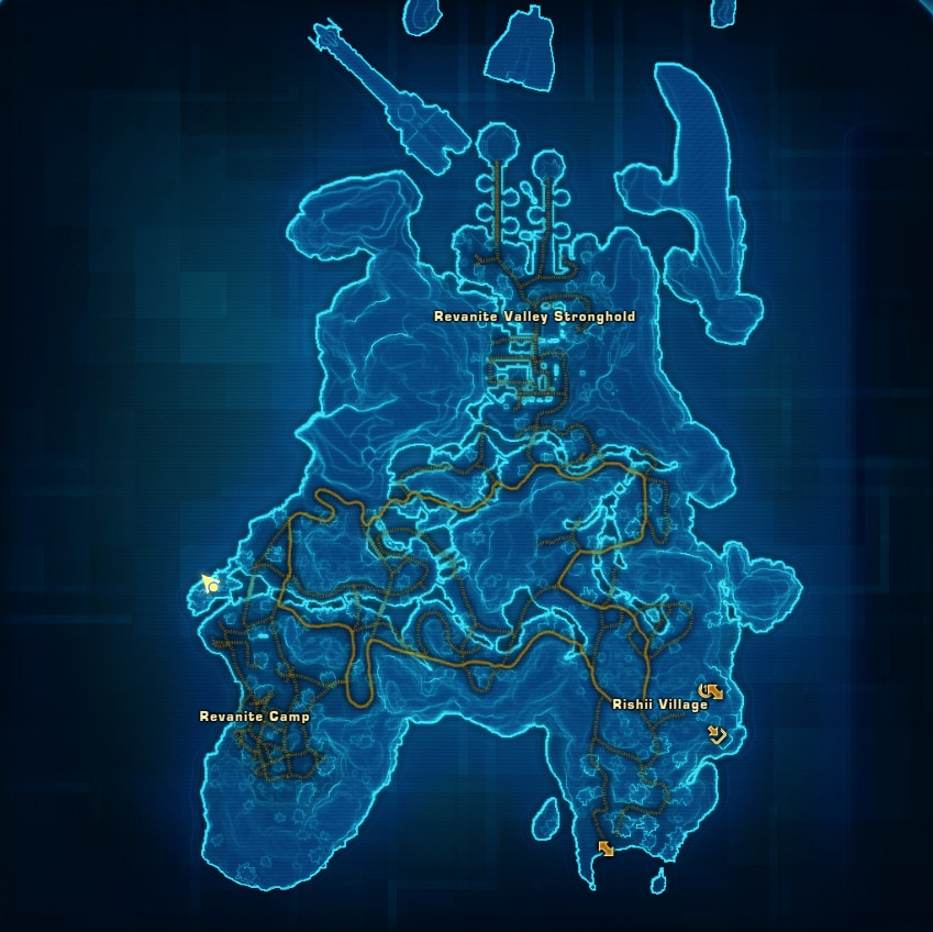SWTOR Rishi Datacrons Guide - Unique Rock location
