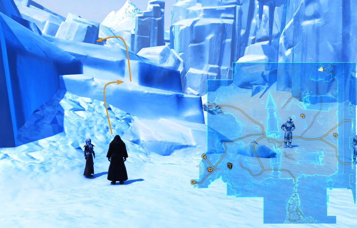 Hoth Endurance Datacron Starting Location Visual