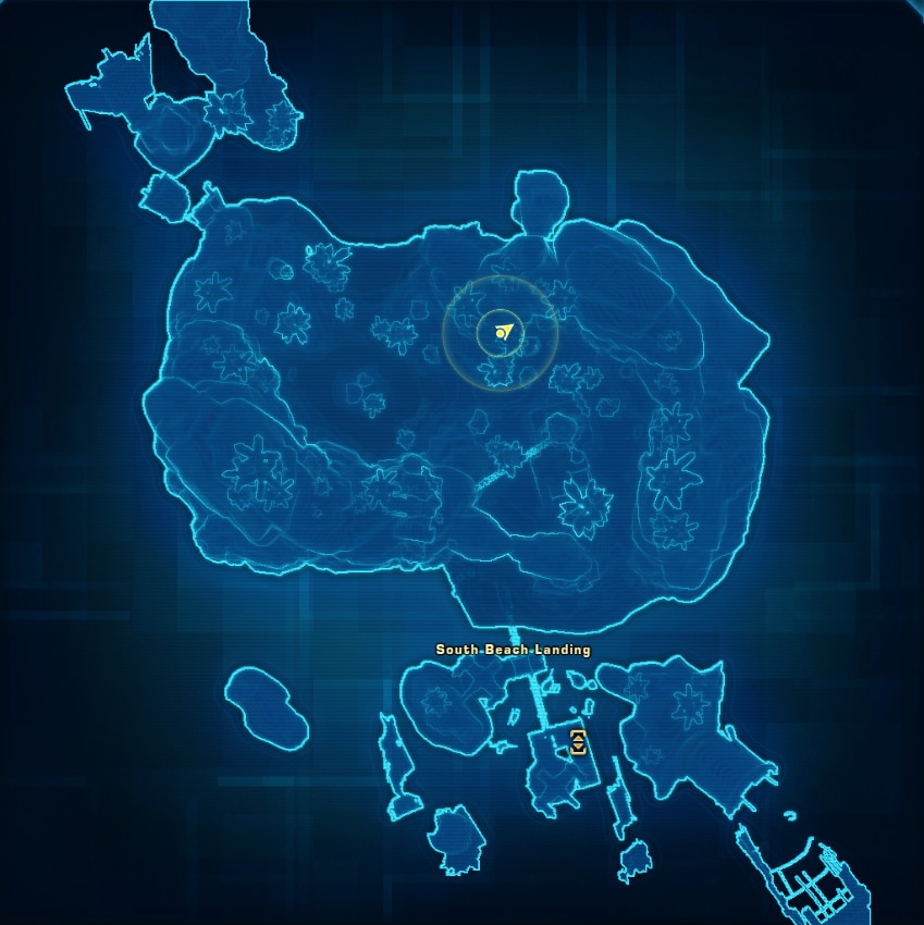 SWTOR Rishi Datacrons Guide - glowing skull location