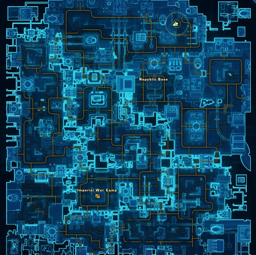 Corellia Orange Mastery Datacron Starting Location