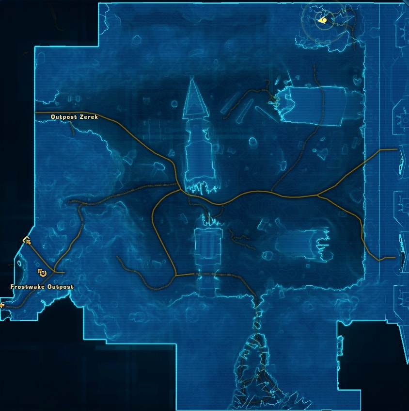 Hoth Endurance Datacron Starting Location