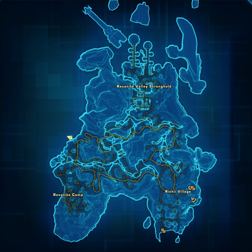 SWTOR Rishi Datacrons Guide Map Location