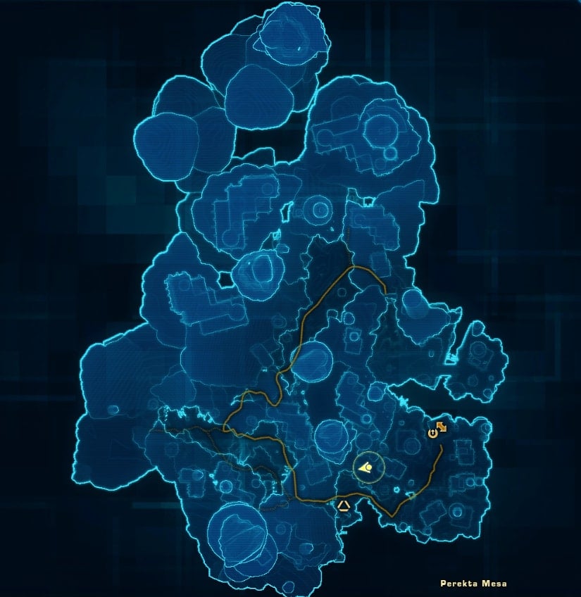 Makeb Presence Datacron Starting Location